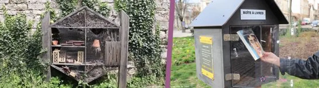 Les boites à livres sont un exemple de projet réalisé grâce au budget participatif